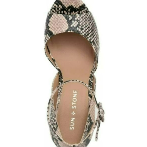 Sun + Stone Reeta Block Heel Platform Sandals-6 - Picture 3 of 7